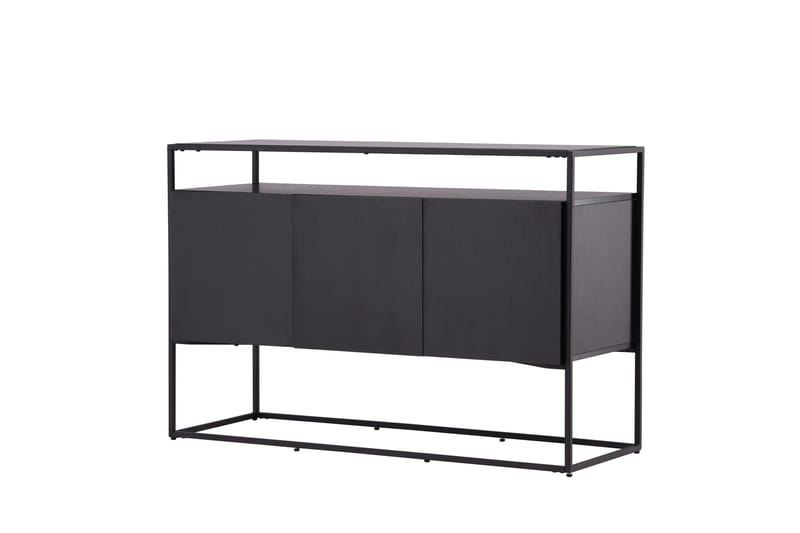 Kingsport Garderobe 120x80 cm - Sort - Opbevaring - Opbevaringsmøbler - Skænke & sideboards