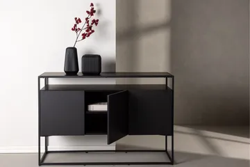 Kingsport Garderobe 120x80 cm - Sort - Opbevaring - Opbevaringsmøbler - Skænke & sideboards