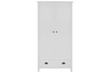 Klædeskab 2 Döre Hill Range 89X50X170cm Massivt Fyrretræ Hvi - Opbevaring - Tøjopbevaring - Garderobeskabe