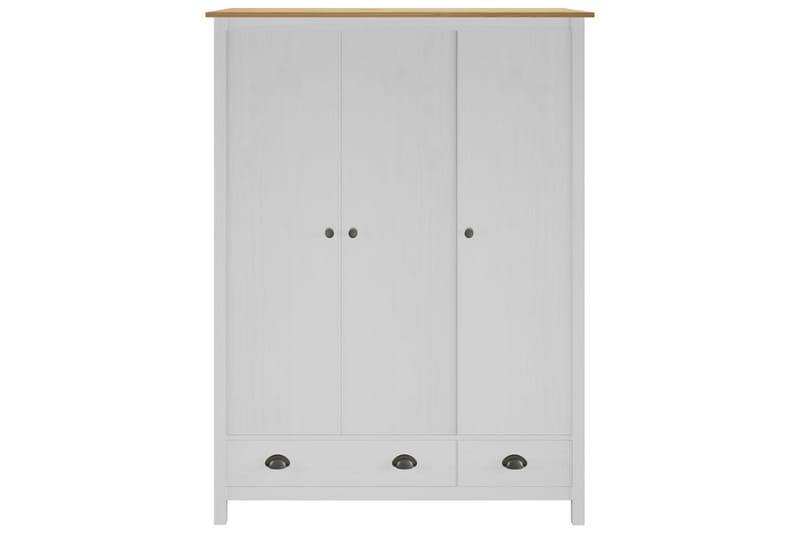 Klædeskab 3 Döre Hill Range 127X50X170cm Massivt Fyrretræ - Opbevaring - Tøjopbevaring - Garderobeskabe