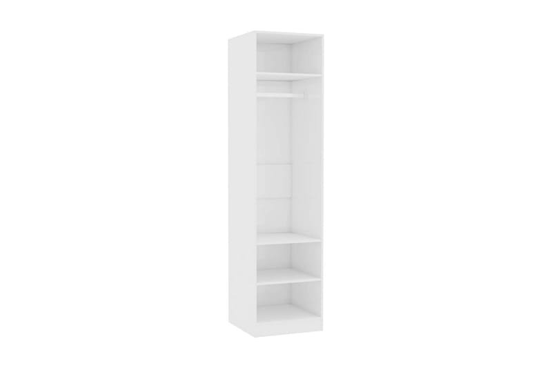klædeskab 50 x 50 x 200 cm spånplade hvid højglans - Opbevaring - Tøjopbevaring - Garderobeskabe