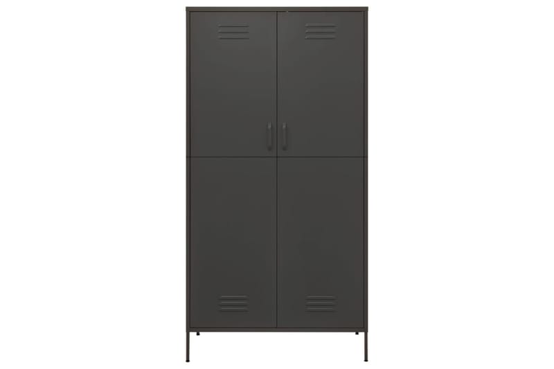 klædeskab 90x50x180 cm stål antracitgrå - Antracit - Opbevaring - Tøjopbevaring - Garderobeskabe