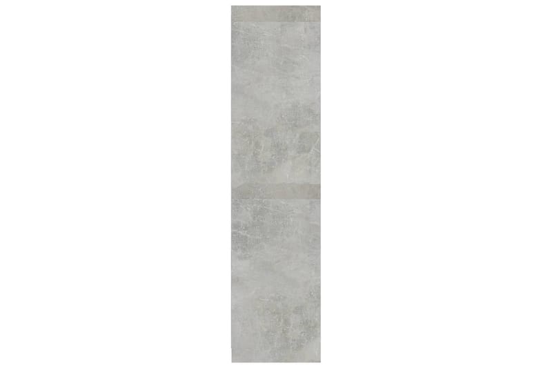 Klædeskab med skuffer 50 x 50 x 200 cm spånplade betongrå - Grå - Garderobeskabe - Garderobeskab & klædeskab
