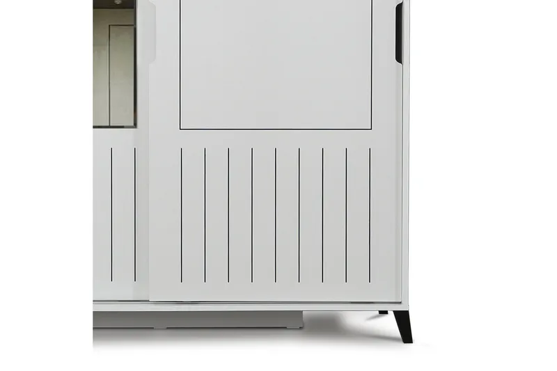 Komfortabel garderobe 120 - Hvid - Opbevaring - Tøjopbevaring - Garderobeskabe