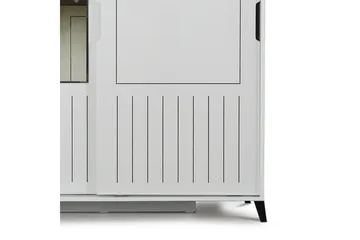 Komfortabel garderobe 150 - Hvid - Opbevaring - Tøjopbevaring - Garderobeskabe
