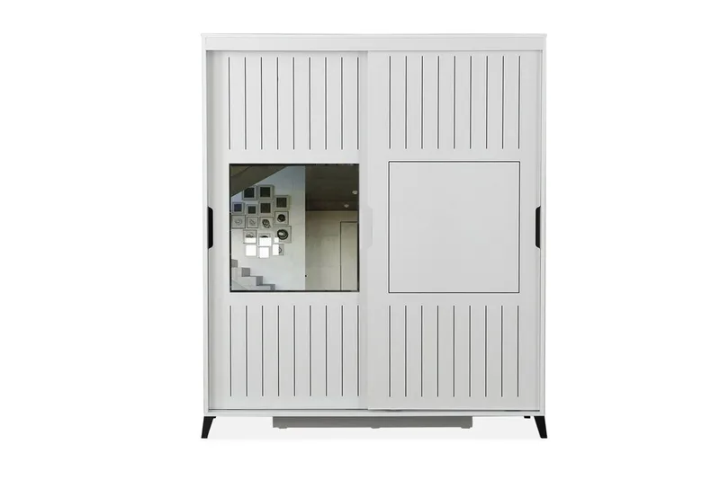 Komfortabel garderobe 160, Hvid