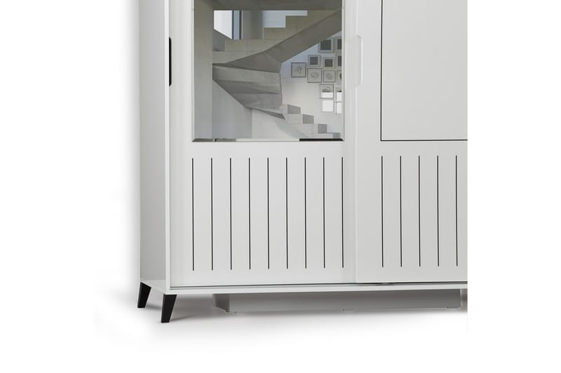 Komfortabel garderobe 170 - Hvid - Opbevaring - Tøjopbevaring - Garderobeskabe