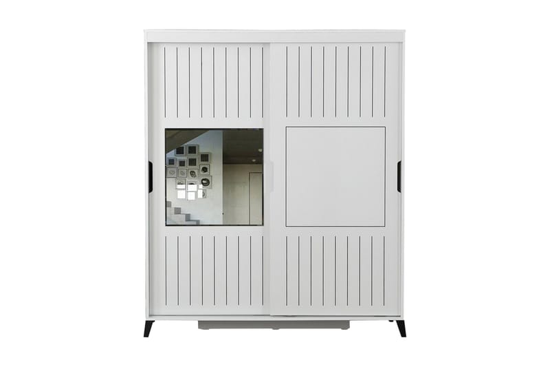Komfortabel garderobe 180 - Hvid - Opbevaring - Tøjopbevaring - Garderobeskabe