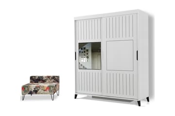 Komfortabel garderobe 180 - Hvid - Opbevaring - Tøjopbevaring - Garderobeskabe