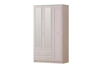 Kovric Garderobesskåp 105x210 cm - Mat Hvid - Opbevaring - Tøjopbevaring - Garderobeskabe