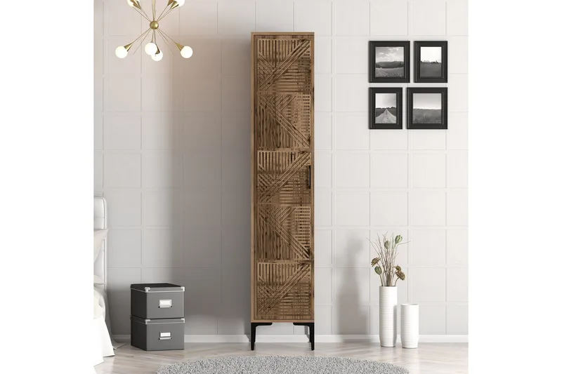 Kumsal Garderobe 40 cm, Valnød finér