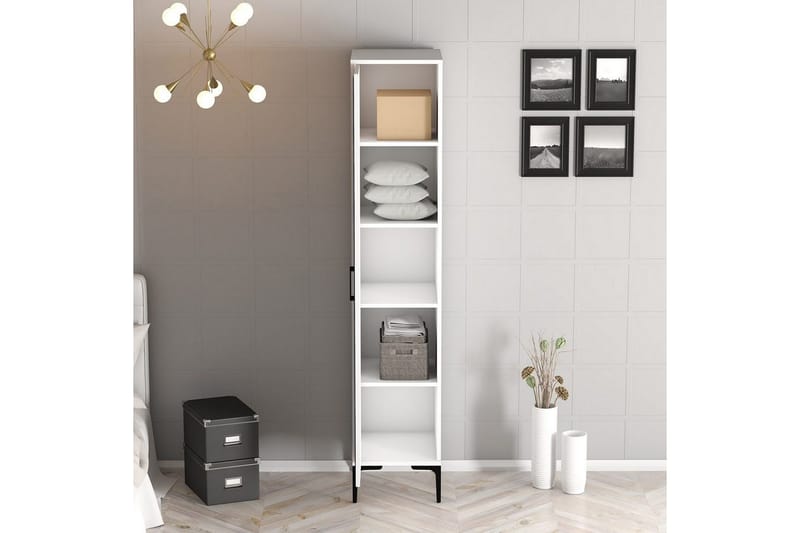 Kumsal Garderobe 40x47,5 cm - Hvid - Opbevaring - Tøjopbevaring - Garderobeskabe
