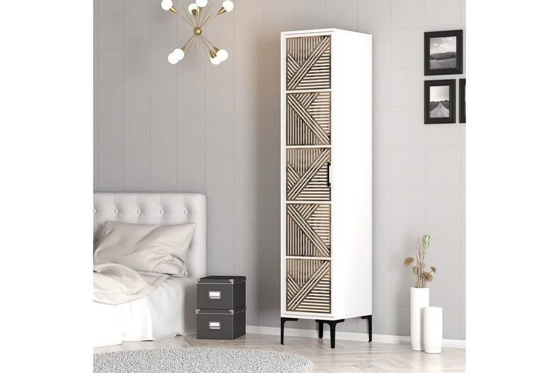 Kumsal Garderobe 40x47,5 cm - Hvid - Opbevaring - Tøjopbevaring - Garderobeskabe