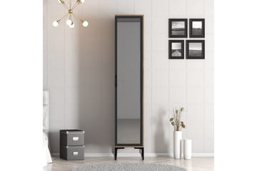 Kumsal Garderobe 40x47,5 cm - Valnød/Antracit - Opbevaring - Tøjopbevaring - Garderobeskabe