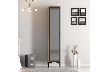 Kumsal Garderobe 40x47,5 cm - Valnød/Antracit - Opbevaring - Tøjopbevaring - Garderobeskabe