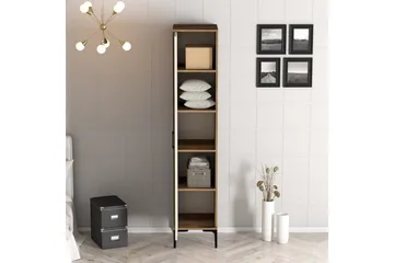 Kumsal Garderobe 40x47,5 cm - Valnød/Creme - Opbevaring - Tøjopbevaring - Garderobeskabe