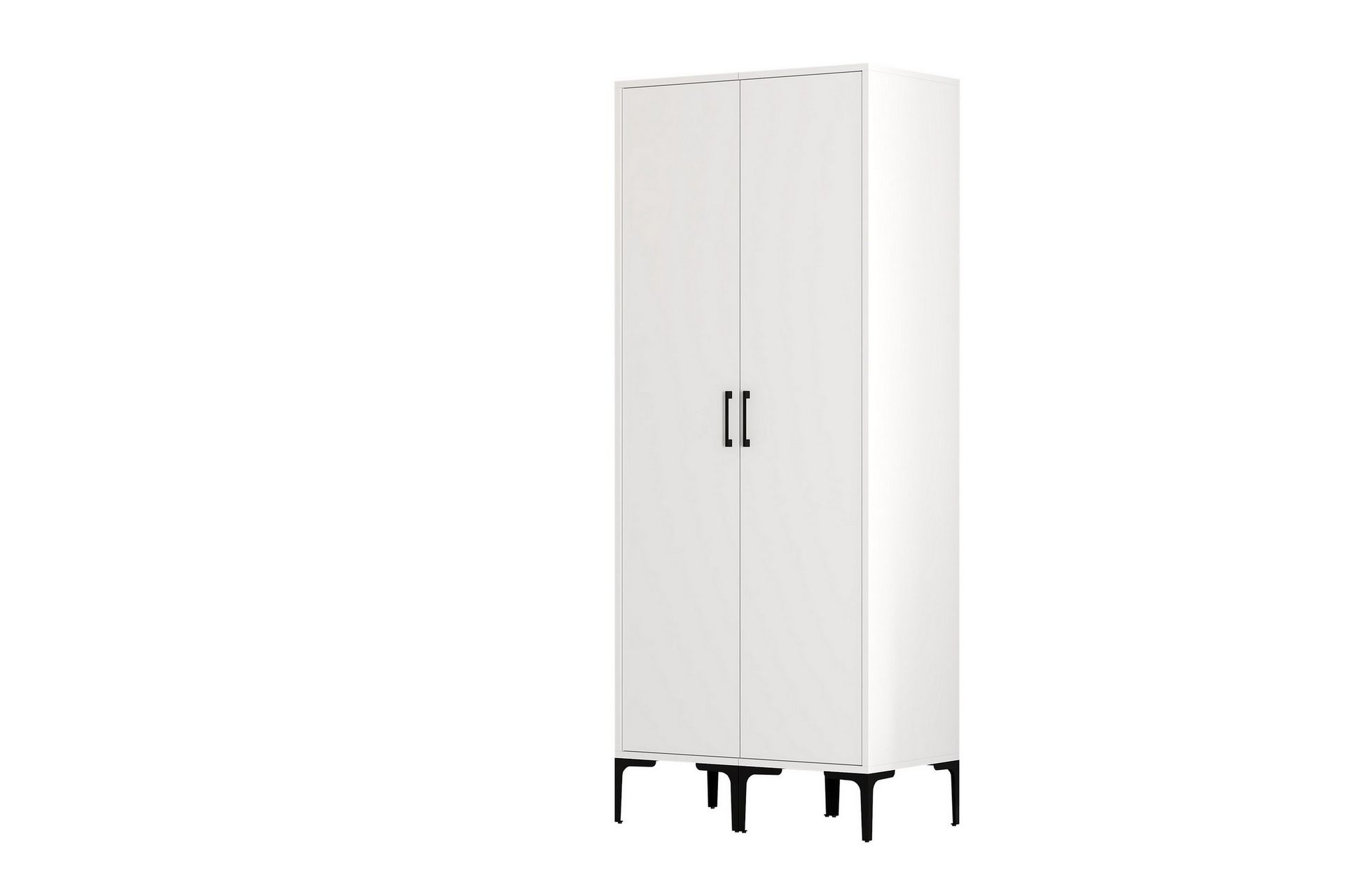 Kumsal Garderobe 80 cm - Hvid - Opbevaring - Tøjopbevaring - Garderobeskabe
