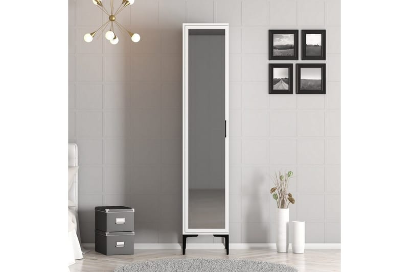 Kumsal Garderobesskåp 40x47,5 cm - Hvid - Opbevaring - Tøjopbevaring - Garderobeskabe - Garderobeskab & klædeskab