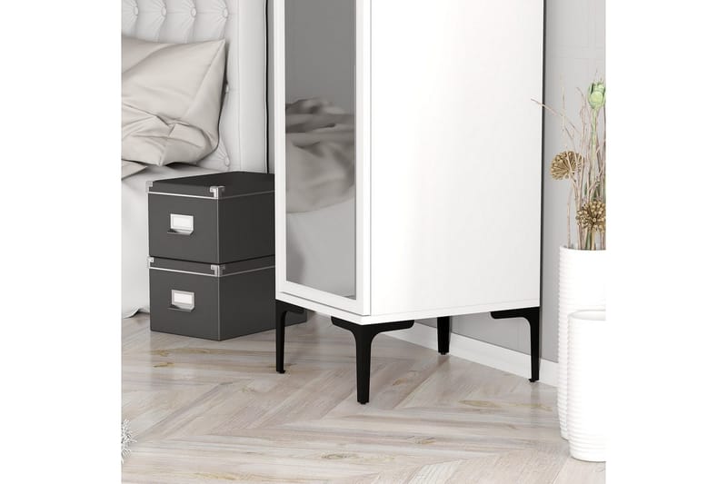 Kumsal Garderobesskåp 40x47,5 cm - Hvid - Opbevaring - Tøjopbevaring - Garderobeskabe - Garderobeskab & klædeskab