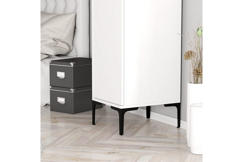 Kumsal Garderobesskåp 40x47,5 cm - Hvid - Opbevaring - Tøjopbevaring - Garderobeskabe - Garderobeskab & klædeskab