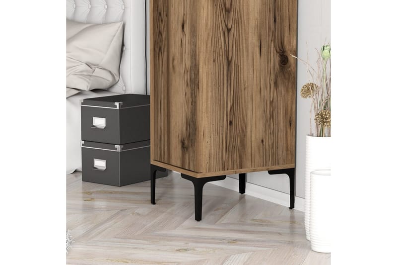 Kumsal Garderobesskåp 40x47,5 cm - Valnød - Opbevaring - Tøjopbevaring - Garderobeskabe - Garderobeskab & klædeskab