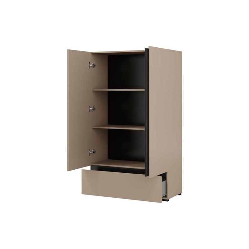 Linnedskab Cross S 2 Døre 1 Skuffe - Congo - Opbevaring - Tøjopbevaring - Garderobeskabe - Garderobeskab & klædeskab