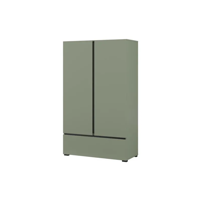 Linnedskab Cross S 2 Døre 1 Skuffe, Grøn