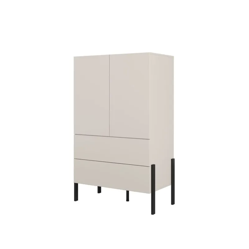 Linnedskab Jukon S 2 Døre med 2 Skuffer, Cashmere