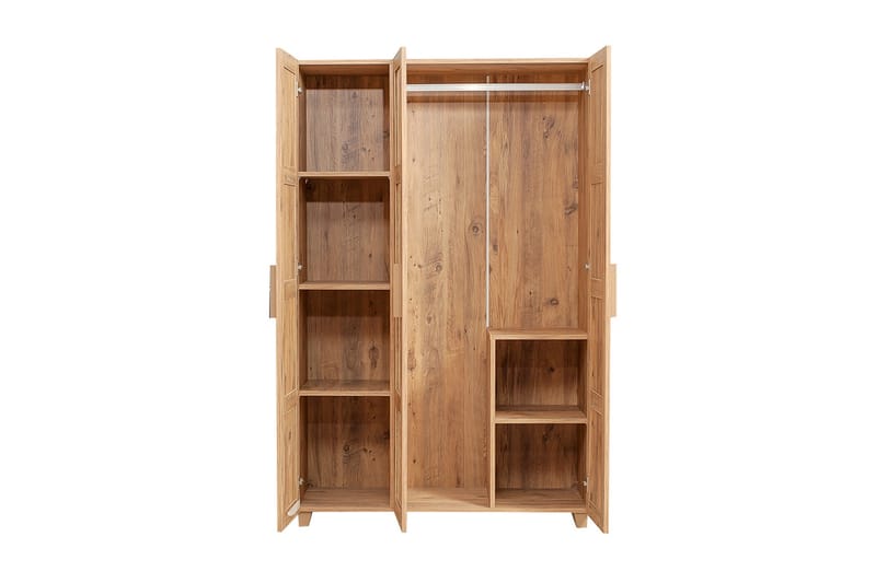 Linsy Garderobe 189 cm - Træ/natur - Opbevaring - Tøjopbevaring - Garderobeskabe