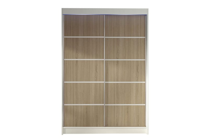 Liverpool Garderobe 120x200 cm - Brun/Hvid - Opbevaring - Tøjopbevaring - Garderobeskabe