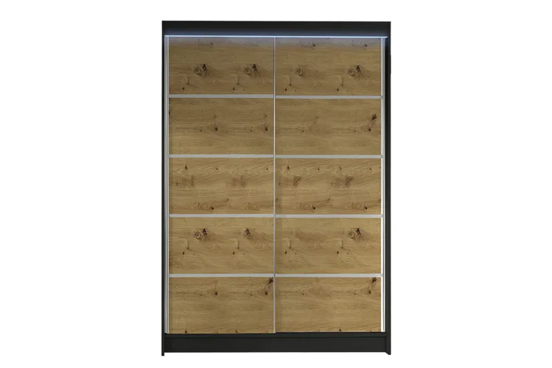 Liverpool Garderobe 120x200 cm, Grå