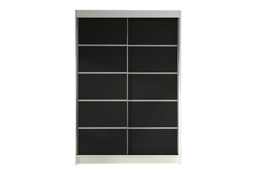 Liverpool Garderobe 120x200 cm - Sort/Hvid - Opbevaring - Tøjopbevaring - Garderobeskabe