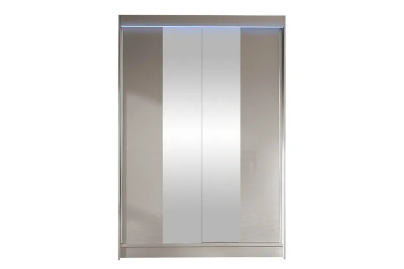 Liverpool Garderobe Med Spejl 120x200 cm, Beige