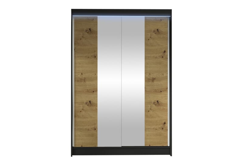 Liverpool Garderobe Med Spejl 120x200 cm - Opbevaring - Tøjopbevaring - Garderobeskabe