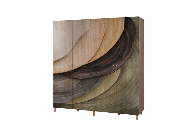 Loni Garderobesskåp 180x192 cm - Opbevaring - Tøjopbevaring - Garderobeskabe - Garderobeskab & klædeskab