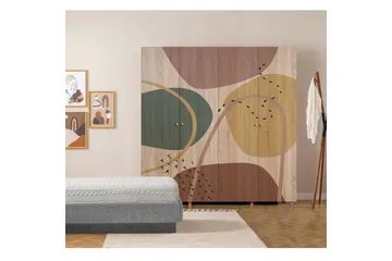 Loni Garderobesskåp 180x192 cm - Opbevaring - Tøjopbevaring - Garderobeskabe - Garderobeskab & klædeskab