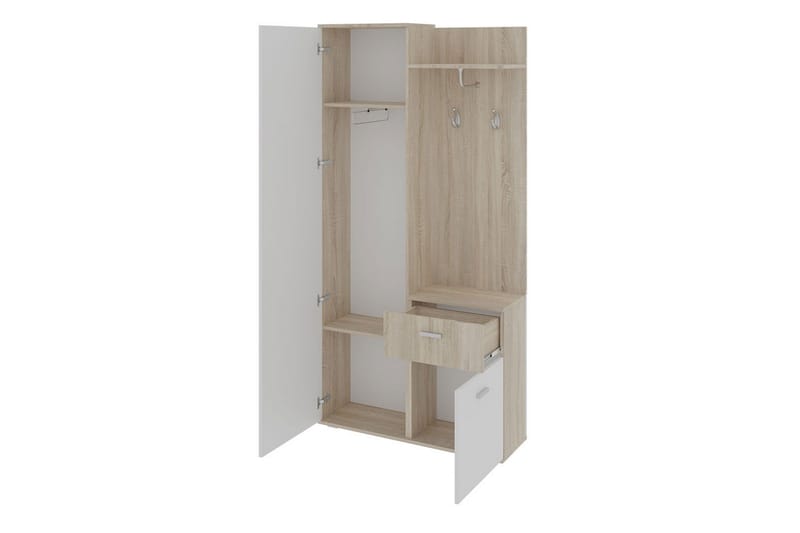 Lux garderobe 97x30x195 cm - Garderobeskabe - Garderobeskab & klædeskab