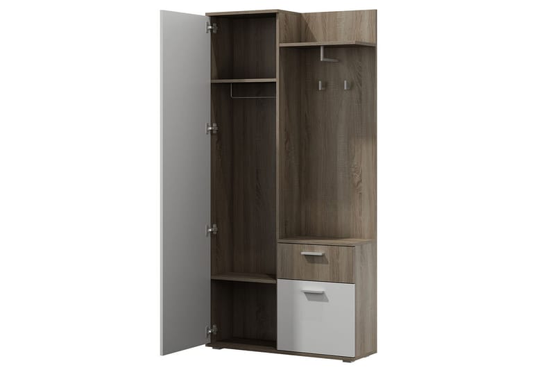 Lux garderobe 97x30x195 cm - Garderobeskabe - Garderobeskab & klædeskab