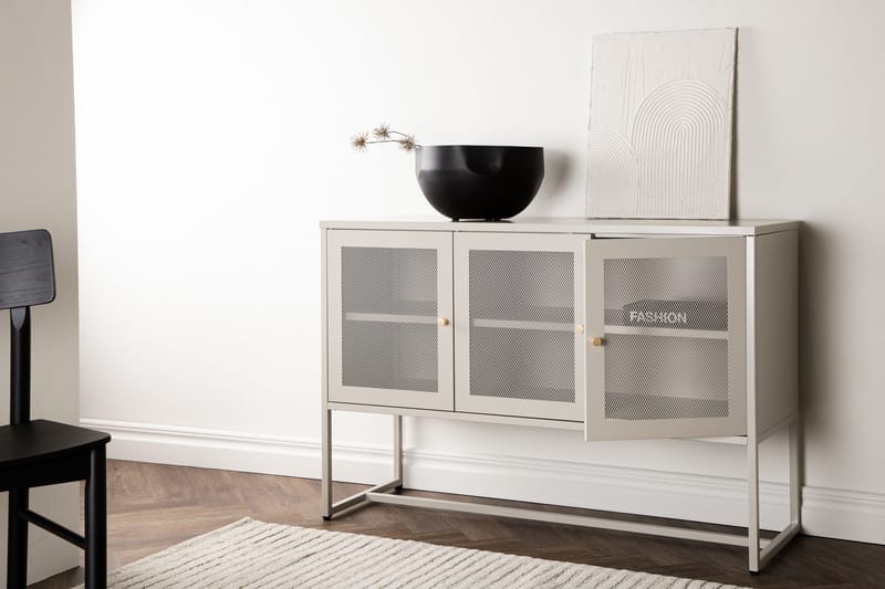 Malla Skabsskænk 120x40x80 cm - Beige - Opbevaring - Opbevaringsmøbler - Skænke & sideboards