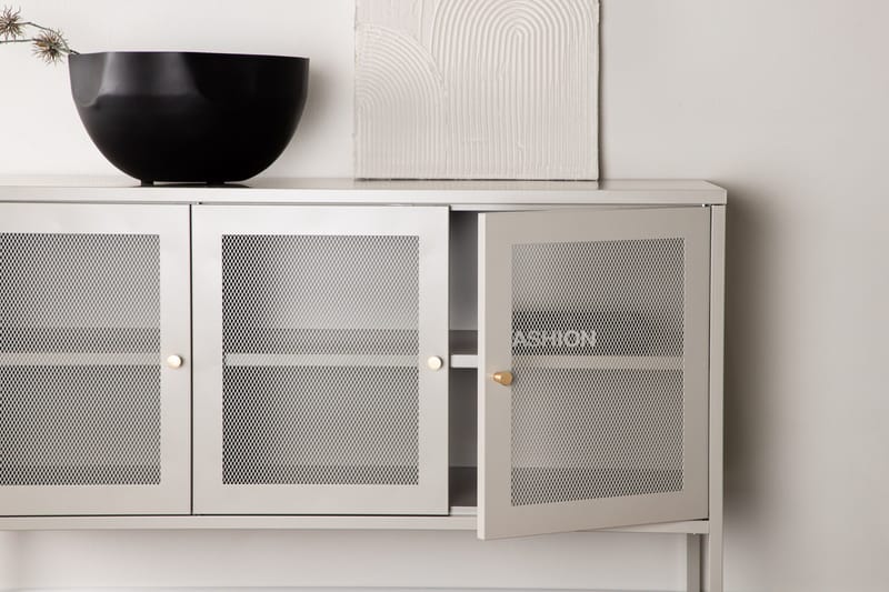 Malla Skabsskænk 120x40x80 cm - Beige - Opbevaring - Opbevaringsmøbler - Skænke & sideboards