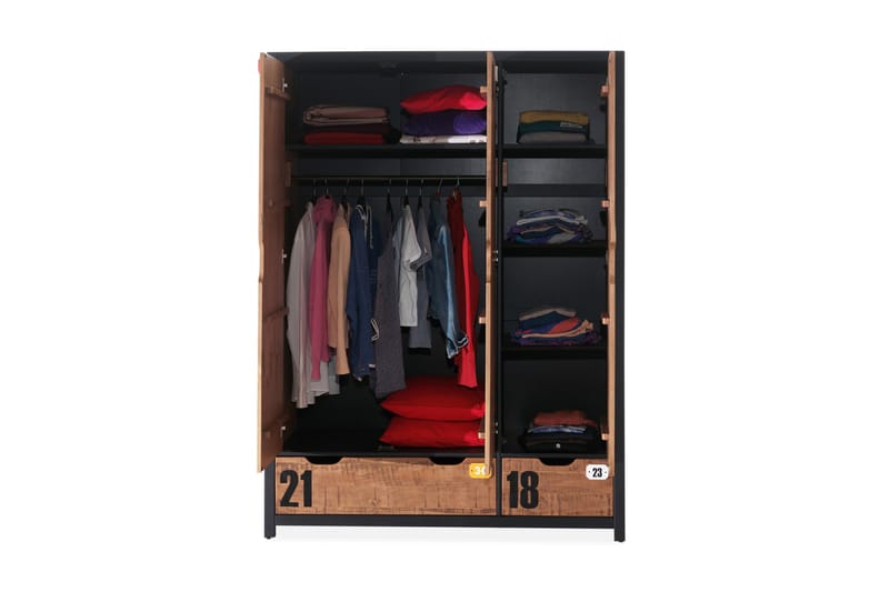 Maritza Garderobe 3 Døre - Opbevaring - Tøjopbevaring - Garderobeskabe