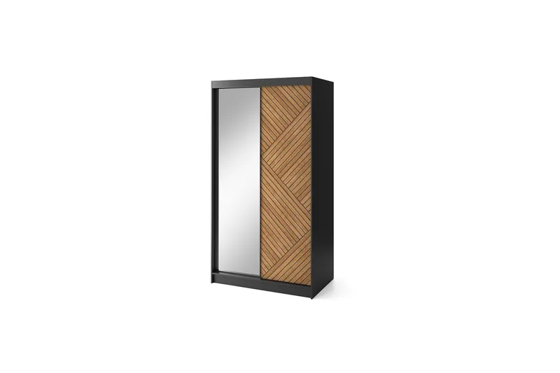 Marrphy Garderobe med Spejl 120x220 cm, Brun
