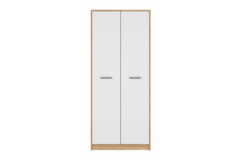 Matos Garderobe - Træ/Natur/Hvid - Opbevaring - Tøjopbevaring - Garderobeskabe