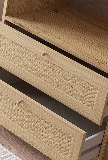 Meyloren garderobe 137x182 cm - Beige - Opbevaring - Tøjopbevaring - Garderobeskabe - Garderobeskab & klædeskab