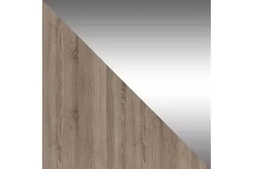 Miami garderobe 120x58x200 cm - Beige / Grå - Opbevaring - Tøjopbevaring - Garderobeskabe