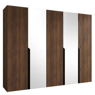 Milias Garderobe med spejl 250x202 cm