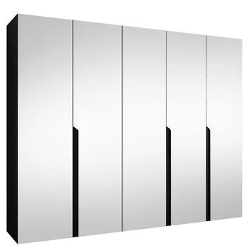 Milias Garderobeskab med spejl 250x202 cm