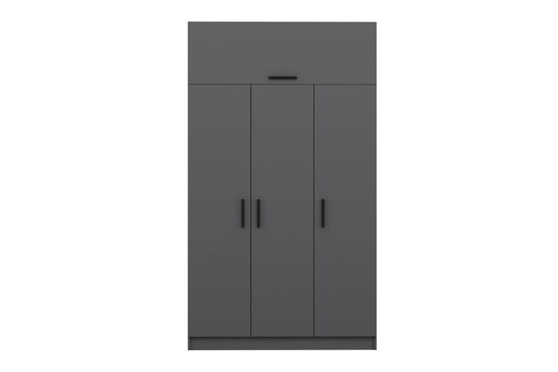 Minar Garderobe 135 cm - Antracit - Opbevaring - Tøjopbevaring - Garderobeskabe
