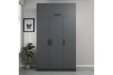 Minar Garderobe 135 cm - Antracit - Opbevaring - Tøjopbevaring - Garderobeskabe