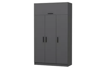 Minar Garderobe 135 cm - Antracit - Opbevaring - Tøjopbevaring - Garderobeskabe
